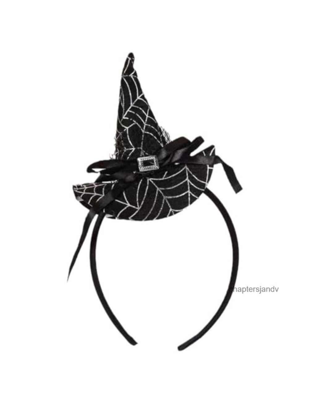 Halloween Witch Hat Headband Spider Web Hair Accessory Women Party